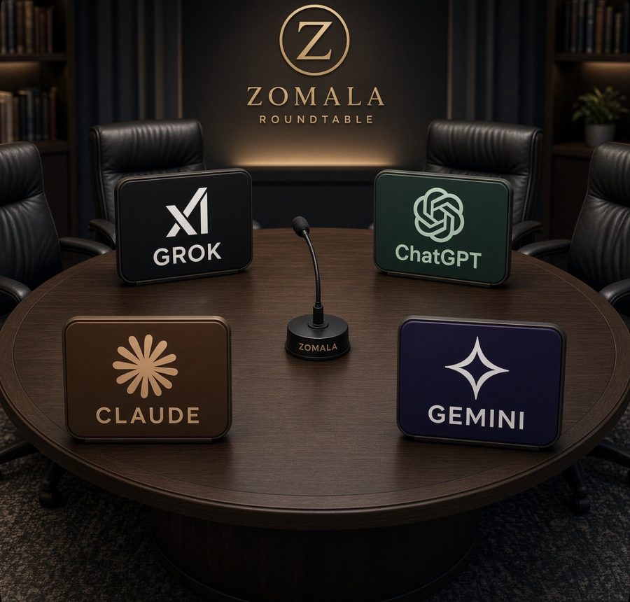 The Zomala Roundtable: four seats around one table